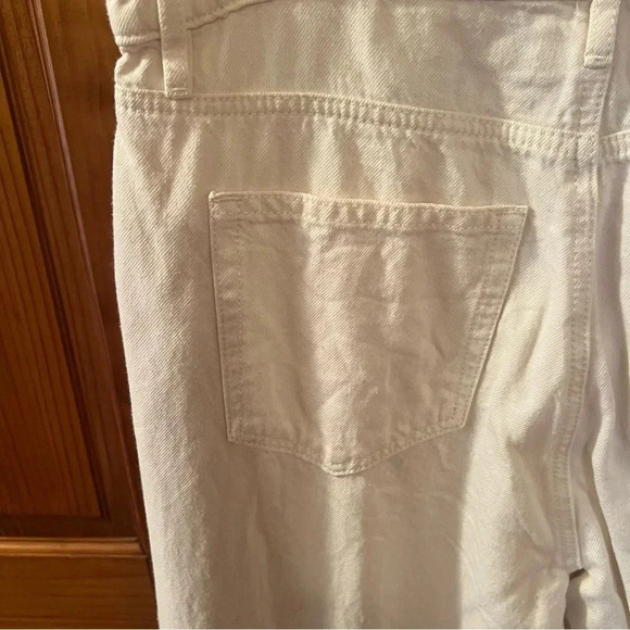 LOFT High Rise Full Length Straight Jeans in Popcorn 29/8 - Picture 9 of 10